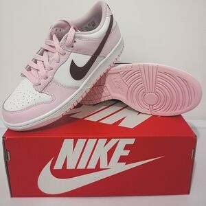 Nike Dunk Low “Pink Foam” Red White  GS Size 6Y (7.5 Women)